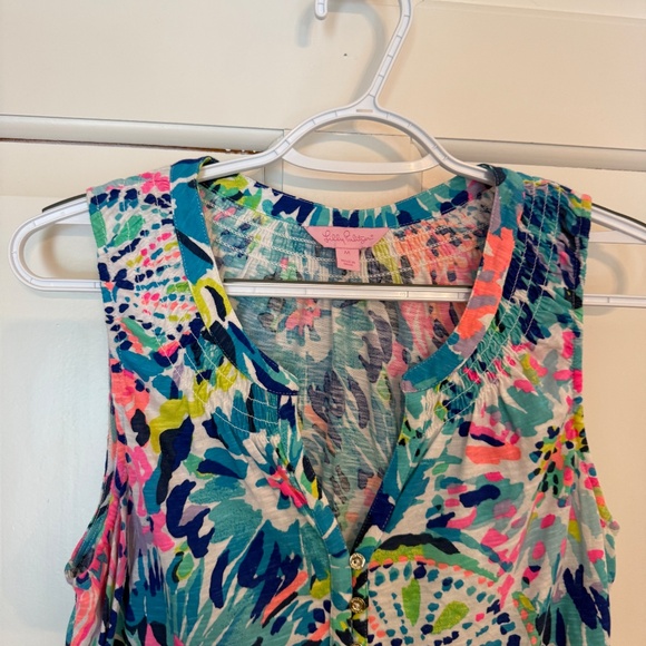 Lilly Pulitzer Essie Top in dive in 45755 - Picture 5 of 13